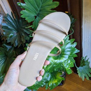 TKEES EMMA SANDAL IN COCOBUTTER SIZE EUR 40 US 9 NWT NIB